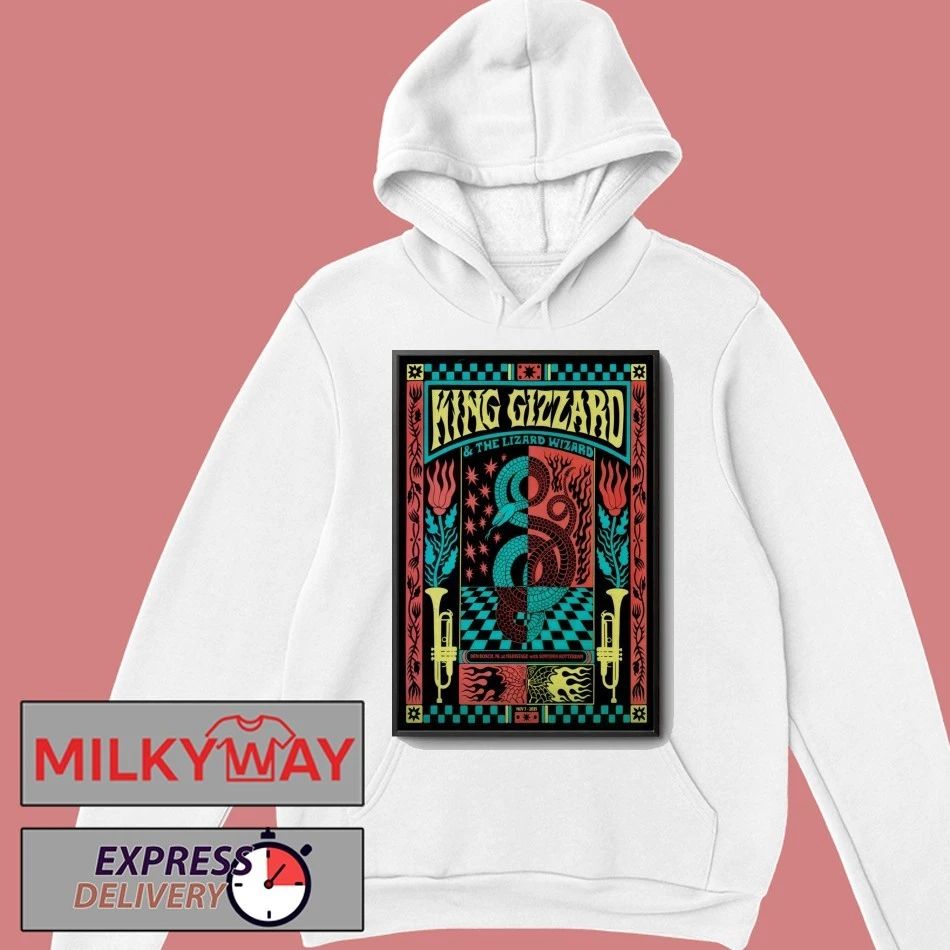 King Gizzard And The Lizard Wizard Nov 7 2025 At MAINSTAGE In Den Bosch Netherlands Poster shirt
