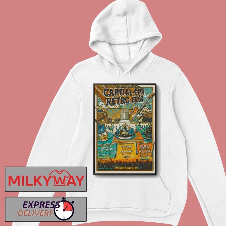 Capital City Retro Fest Salem OR 8 14-8 16 2026 Poster shirt