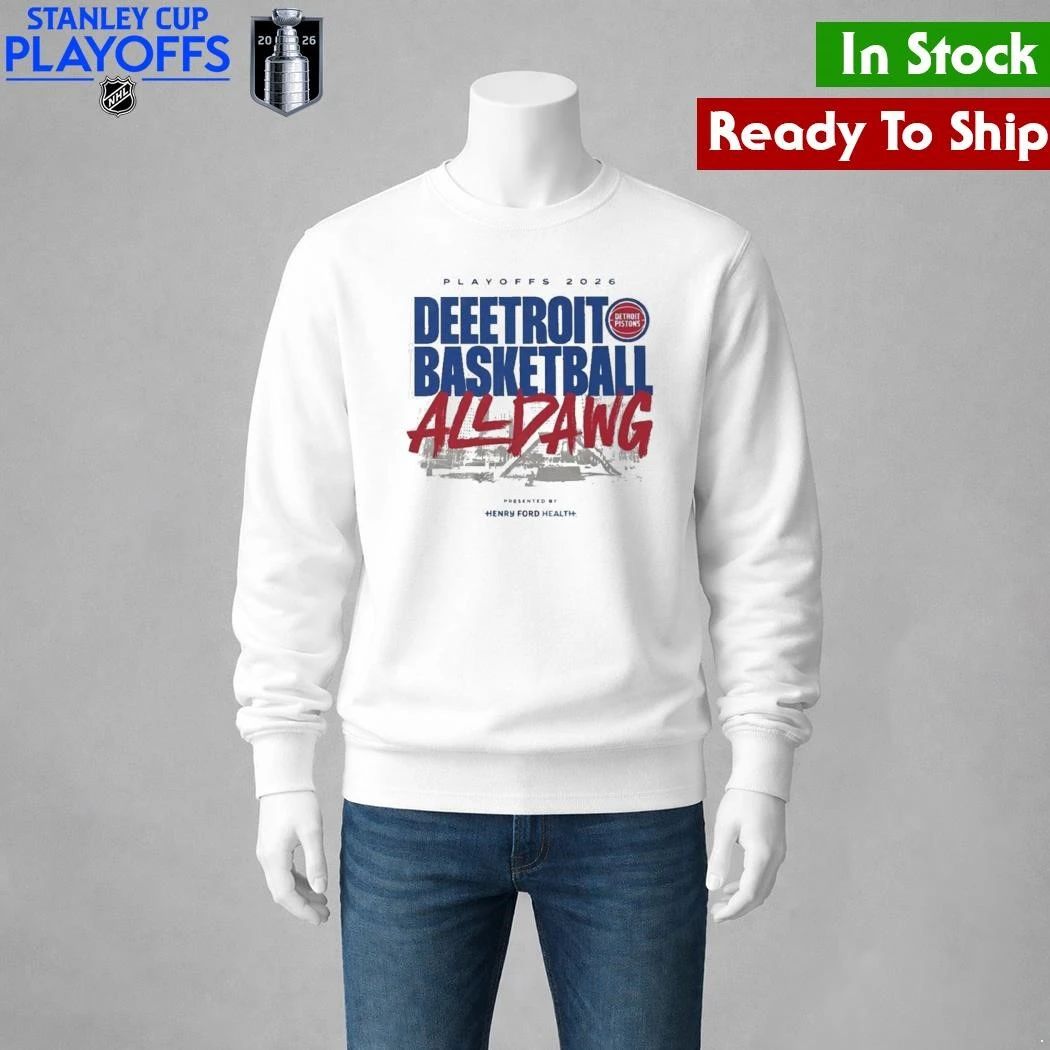 Playoffs 2026 Deeetroit Basketball All Dawg Shirt
