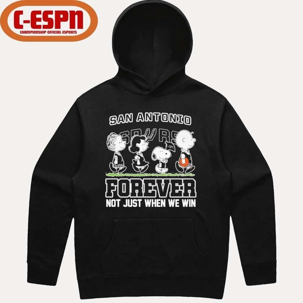 The Peanuts Characters Forever X San Antonio Spurs Shirt
