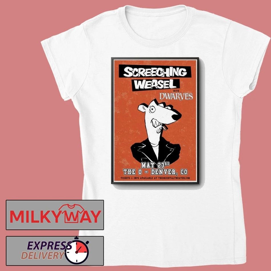 Screeching Weasel The O May 23 2026 Poster shirt