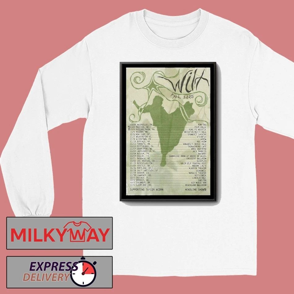 Wilt Band 2025 Fall Tour Poster shirt