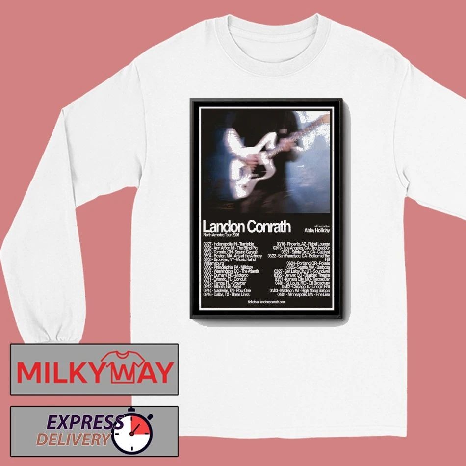 Landon Conrath North America Tour 2026 Poster shirt