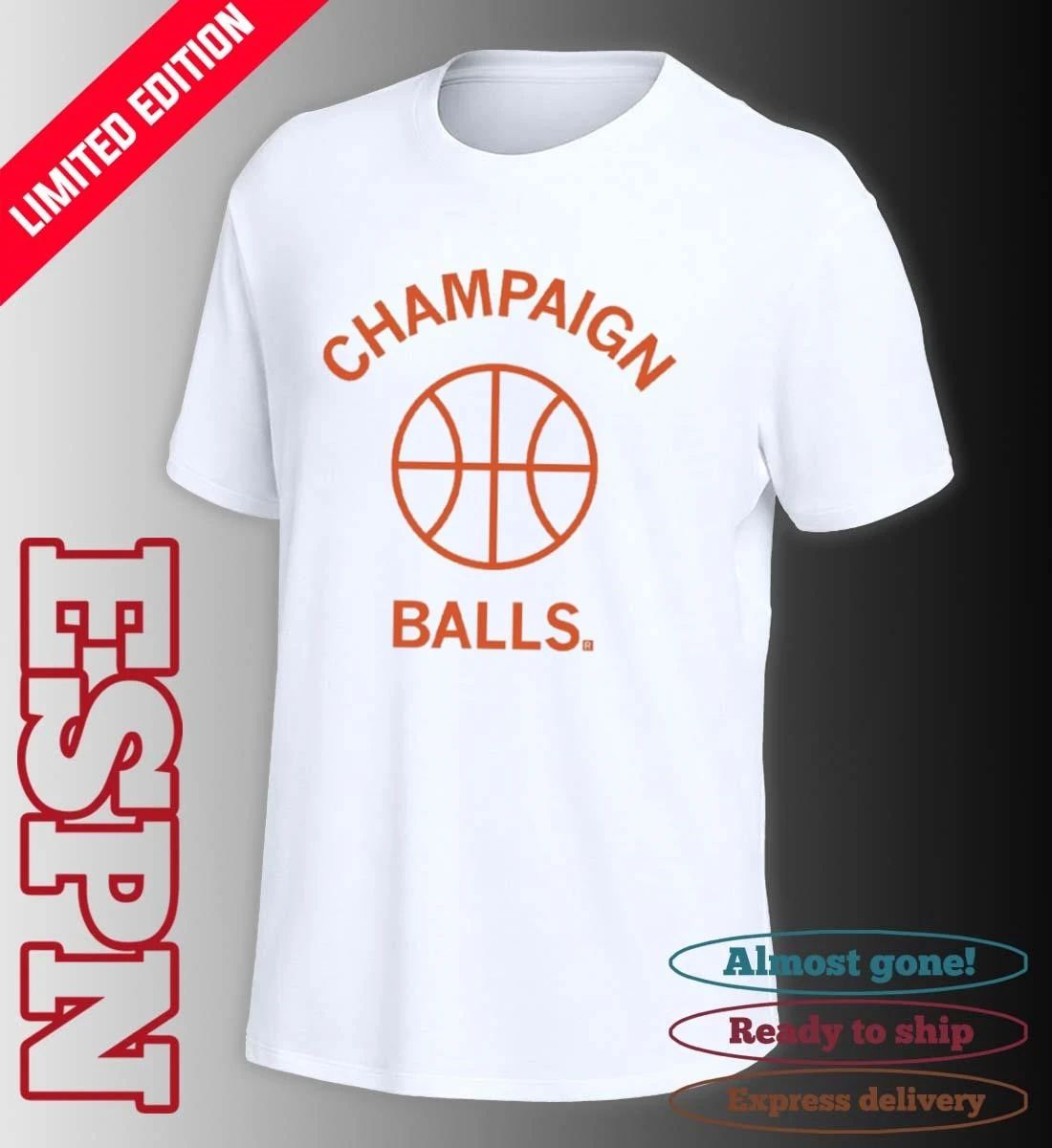 Illinois Fighting Illini Champaign Balls NCAA Tournament Shirt