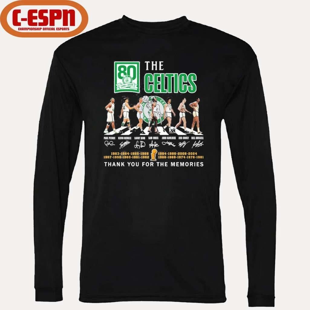 The Boston Celtics Greatness Abbey Road Legends Shirt