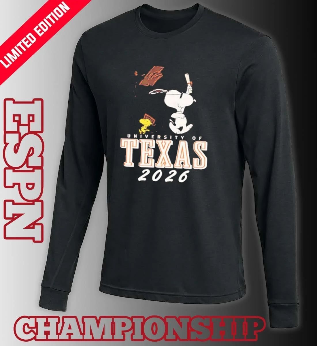 Peanuts x University Of Texas Graduation 2026 Shirt