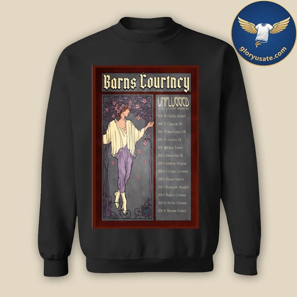 Barns Courtney Solo Acoustic May & June 2026 Poster Shirt