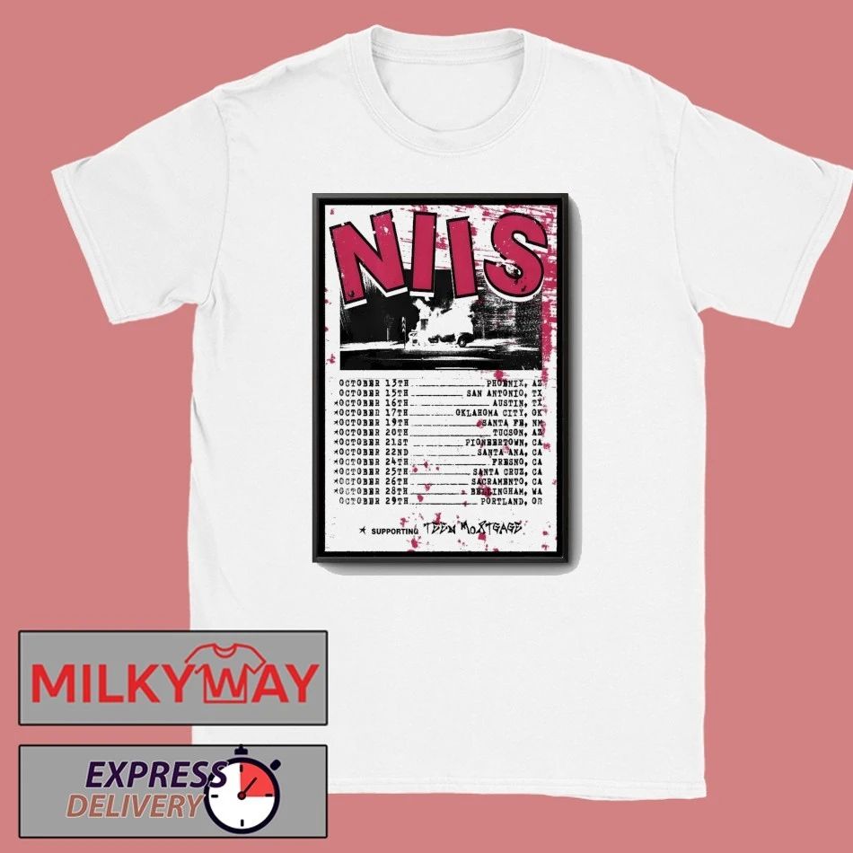 Niis Oct 2025 Tour Poster shirt