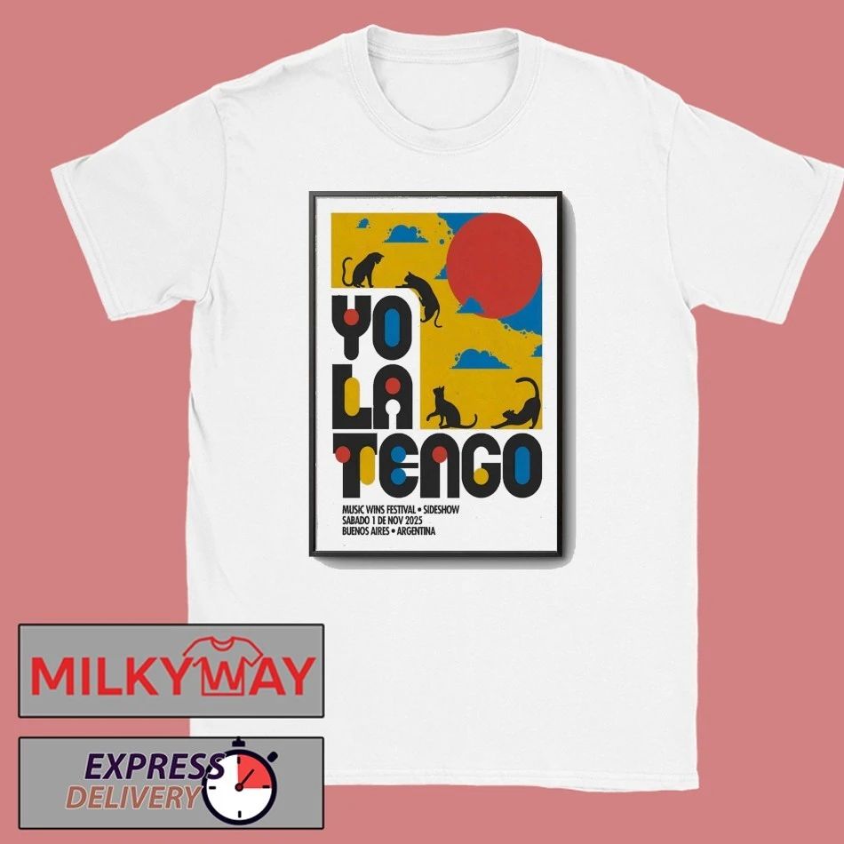 Yo La Tengo Buenos Aires Tour On Nov 1 2025 Poster shirt
