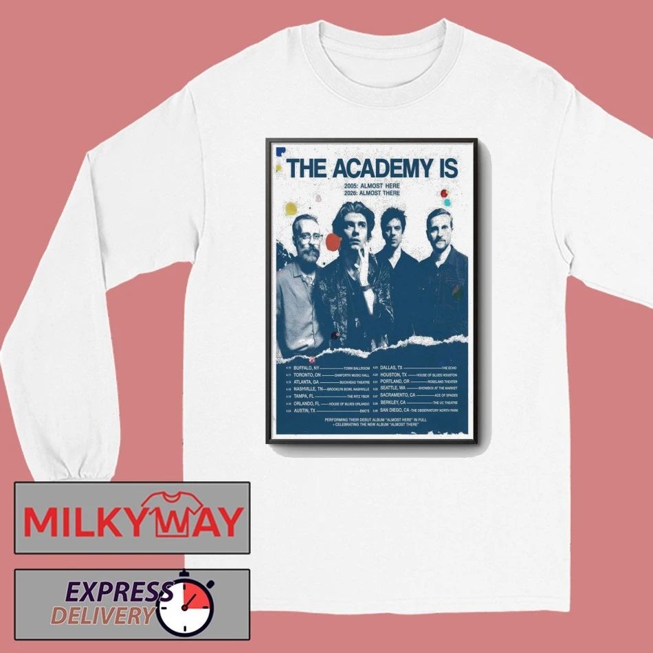 The Academy IS Spring 2026 Tour Poster shirt