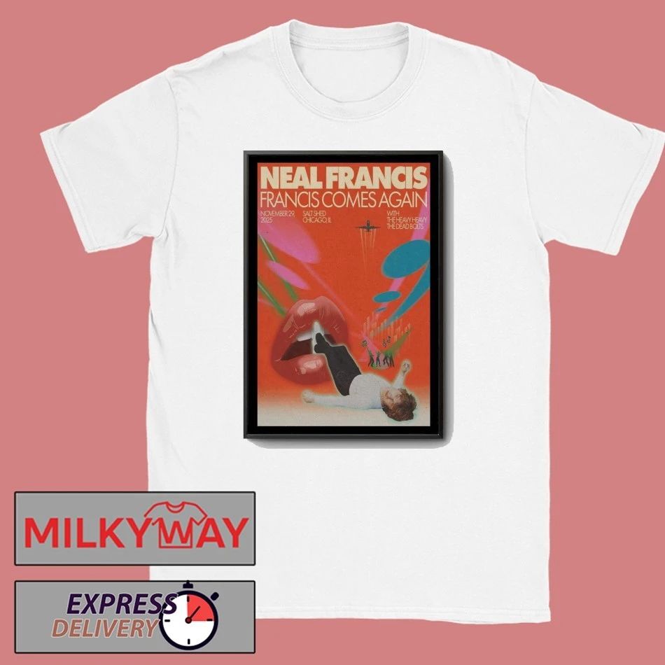 Neal Francis Nov 29, 2025 The Salt Shed. Chicago, IL Poster shirt