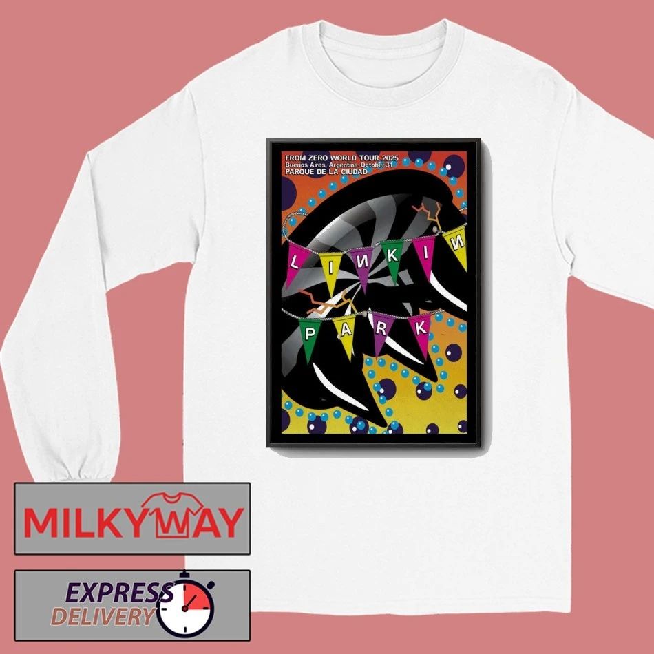 Linkin Park October 31, 2025 Parque de la Ciudad, Buenos Aires, Argentina Poster shirt