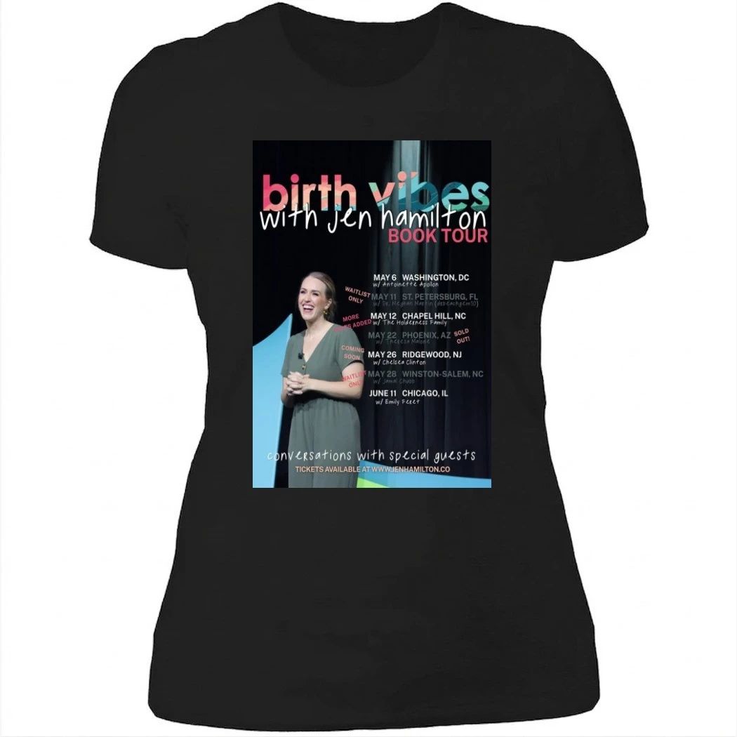 Jen Hamilton Book Tour 2026 Concert Poster Shirt