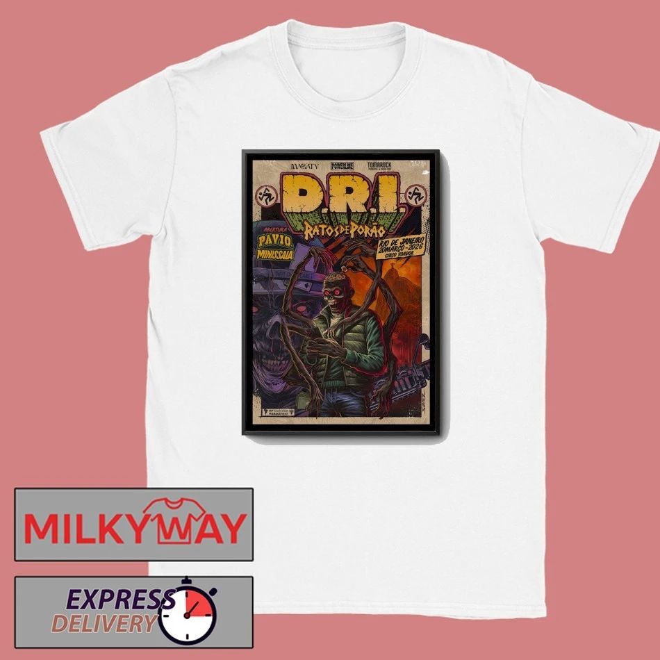 D.R.I Mar 20 2026 Circo Voador in Rio De Janeiro Poster shirt