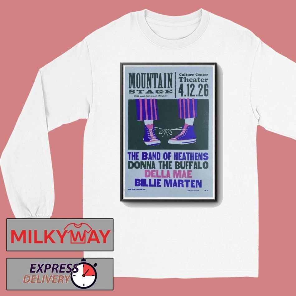 Apr 12 2026 Mountain Stage Poster Charleston, West Virginia shirt
