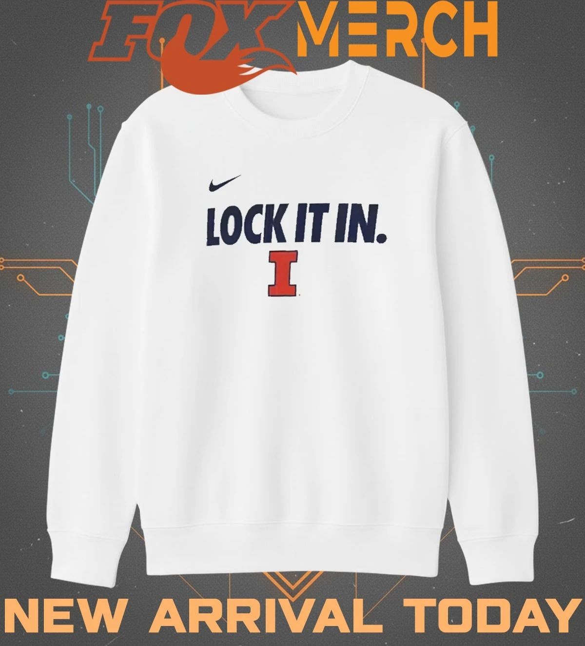Illinois Fighting Illini Lock It In 2026 On-Court Bench Legend Dri-FIT t-shirt