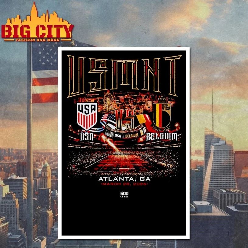 USMNT Vs. Belgium 2026 Match Up T-shirt