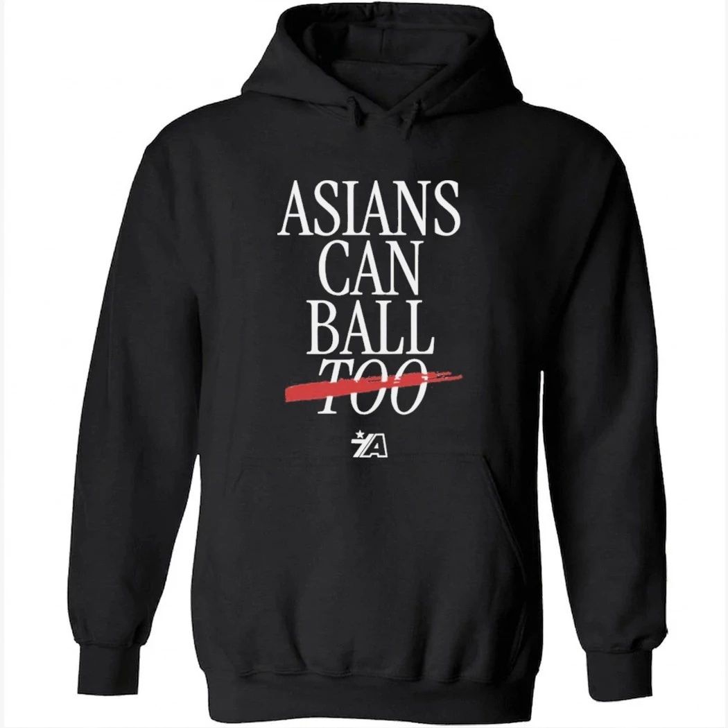 Asians Can Ball Too Asian Americans Sports Shirt