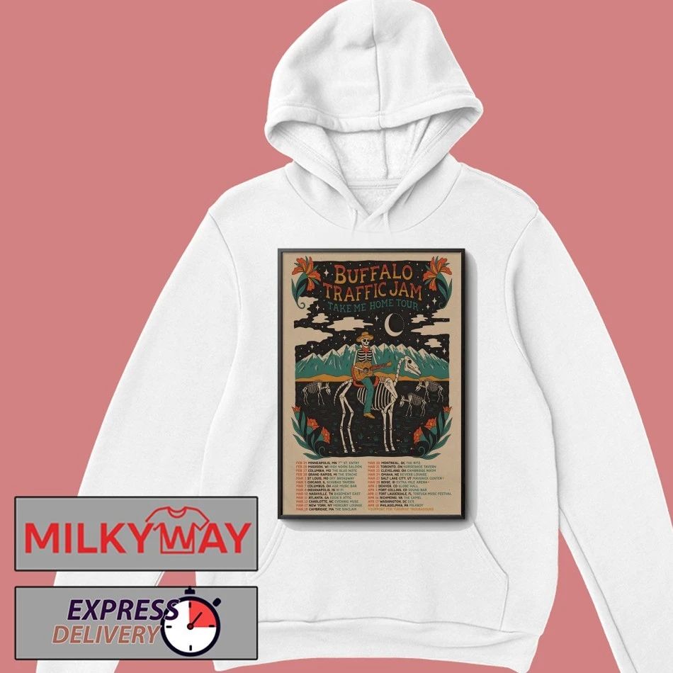 Buffalo Traffic Jam Take Me Home Tour 2026 Poster shirt