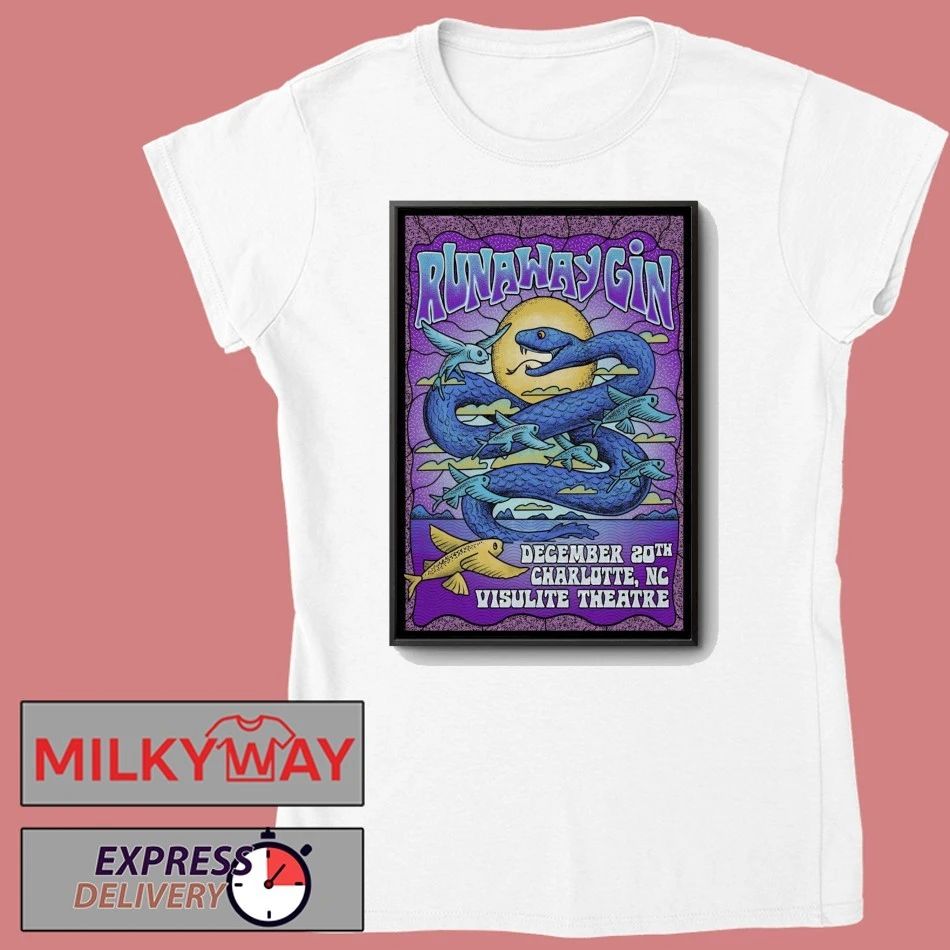 Runaway Gin Event Charlotte On Dec 20 2025 Poster shirt
