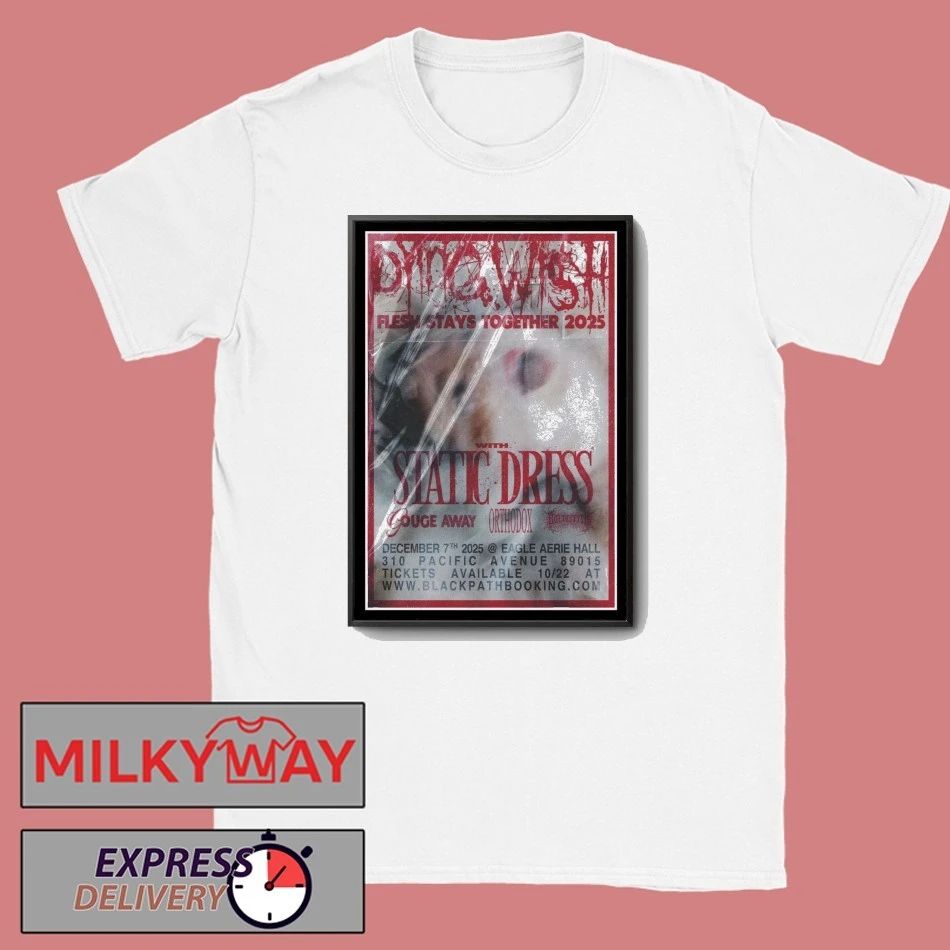 Dying Wish December 7 2025 Eagle Aerie Hall, Henderson Poster shirt