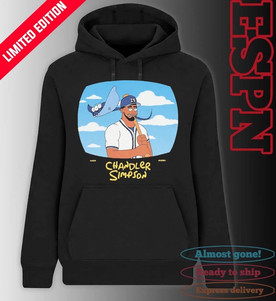 Chandler Simpson Tampa Bay Rays Cartoon Shirt