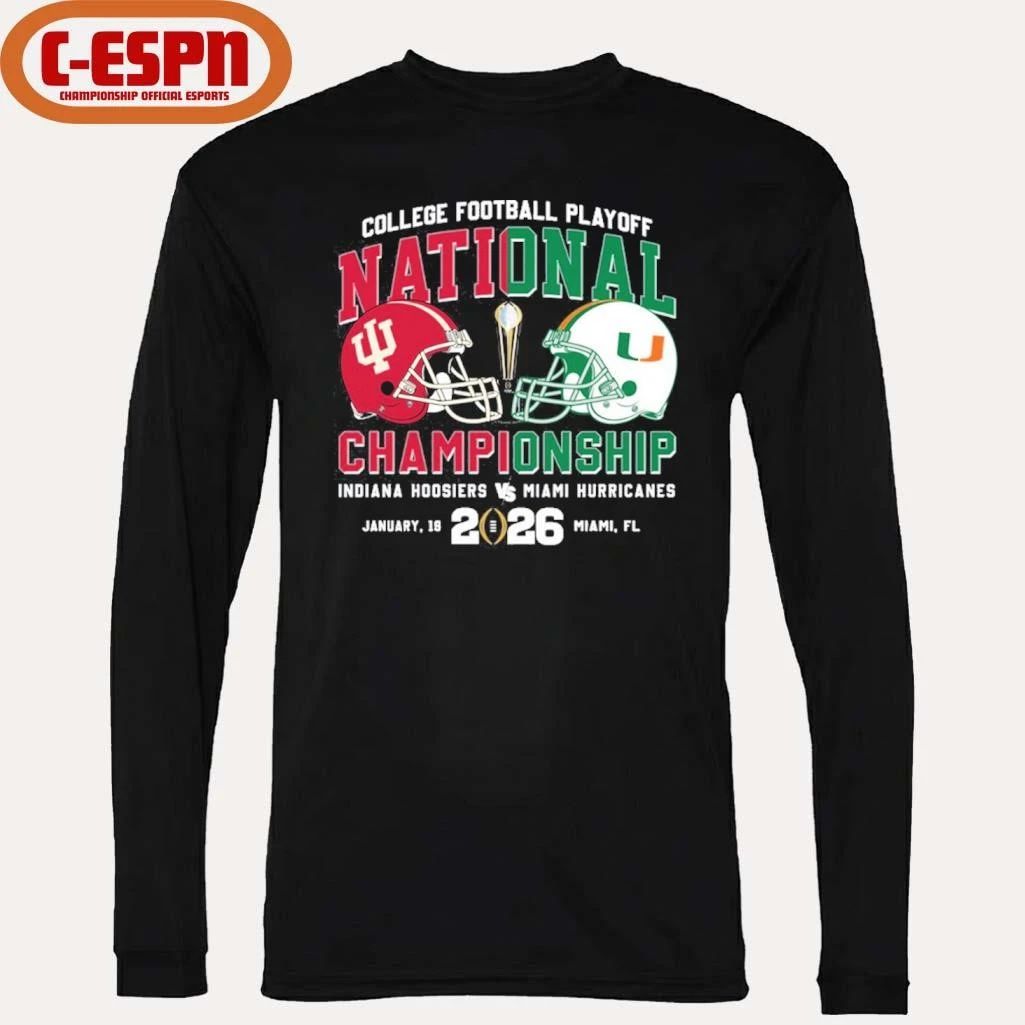 Hoosiers vs Canes CFP Championship Bound Shirt