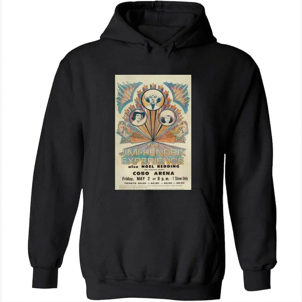 Jimi Hendrix May 2 2026 Cobo Arena Shirt