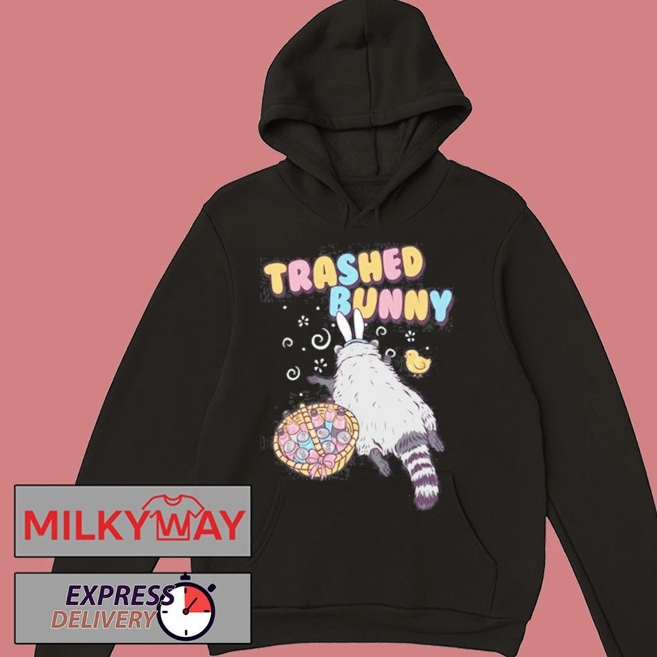 Trashed Bunny Raccoon shirt