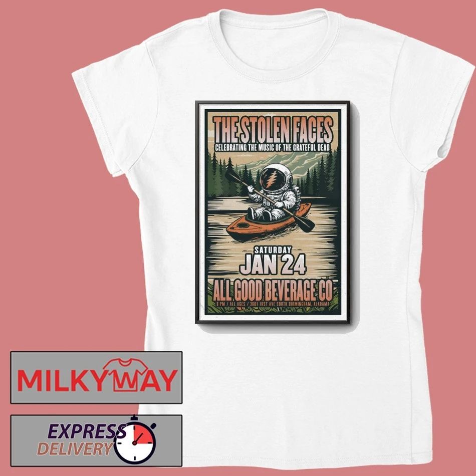 The Stolen Faces 1.24.2026 Birmingham AL Poster shirt