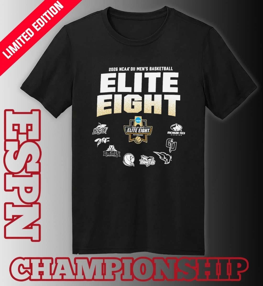 Elite 8 2026 NCAA Division II Men’s Basketball Championship T-Shirt