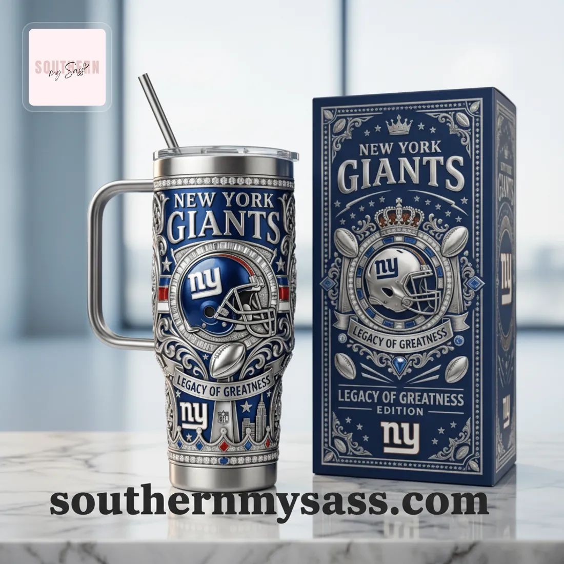 New York Giants Legacy of Greatness Insulated Tumbler