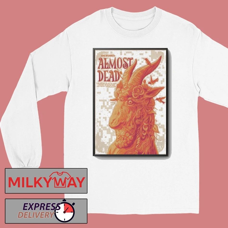 Joe Russo’s Almost Dead Oct 23 2025 Sacramento CA, Oct 24 2025 Oakland CA And Oct 25 2025 Los Angeles CA Poster shirt