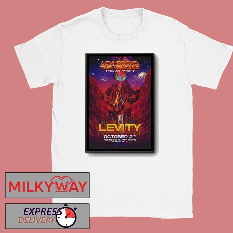 Levity At Red Rocks Amphitheatre On Oct 2 2026 Poster shirt