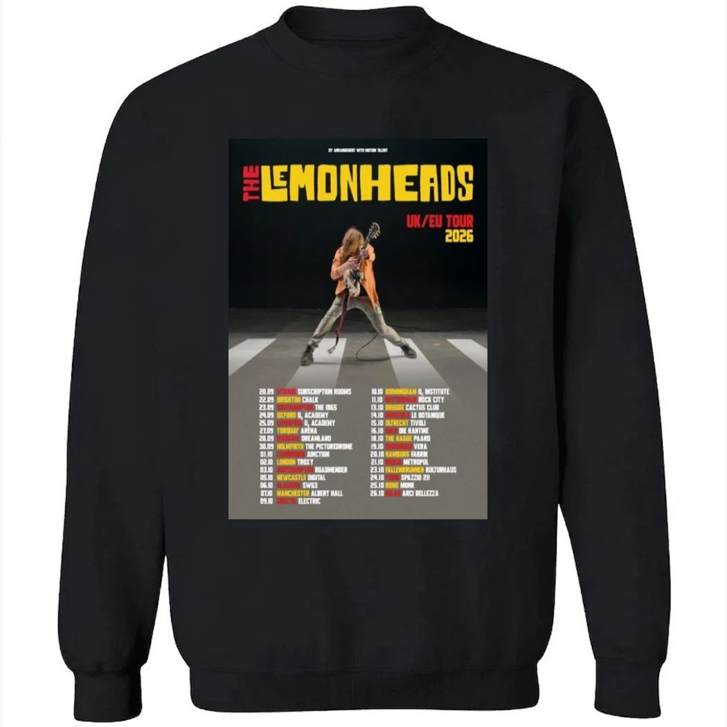 The Lemonheads Tour UK EU 2026 Poster Shirt