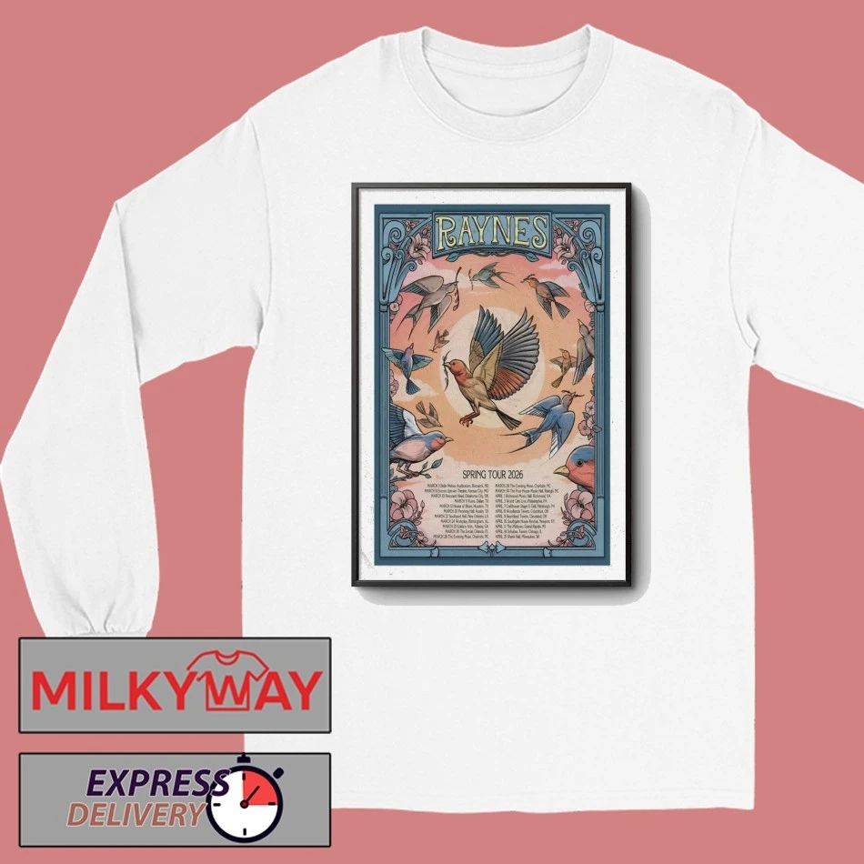 Raynes Spring Tour 2026 Poster shirt