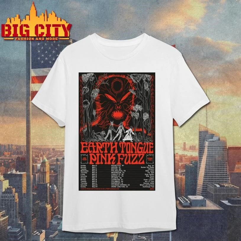Earth Tongue USA Tour 2026 Poster Shirt