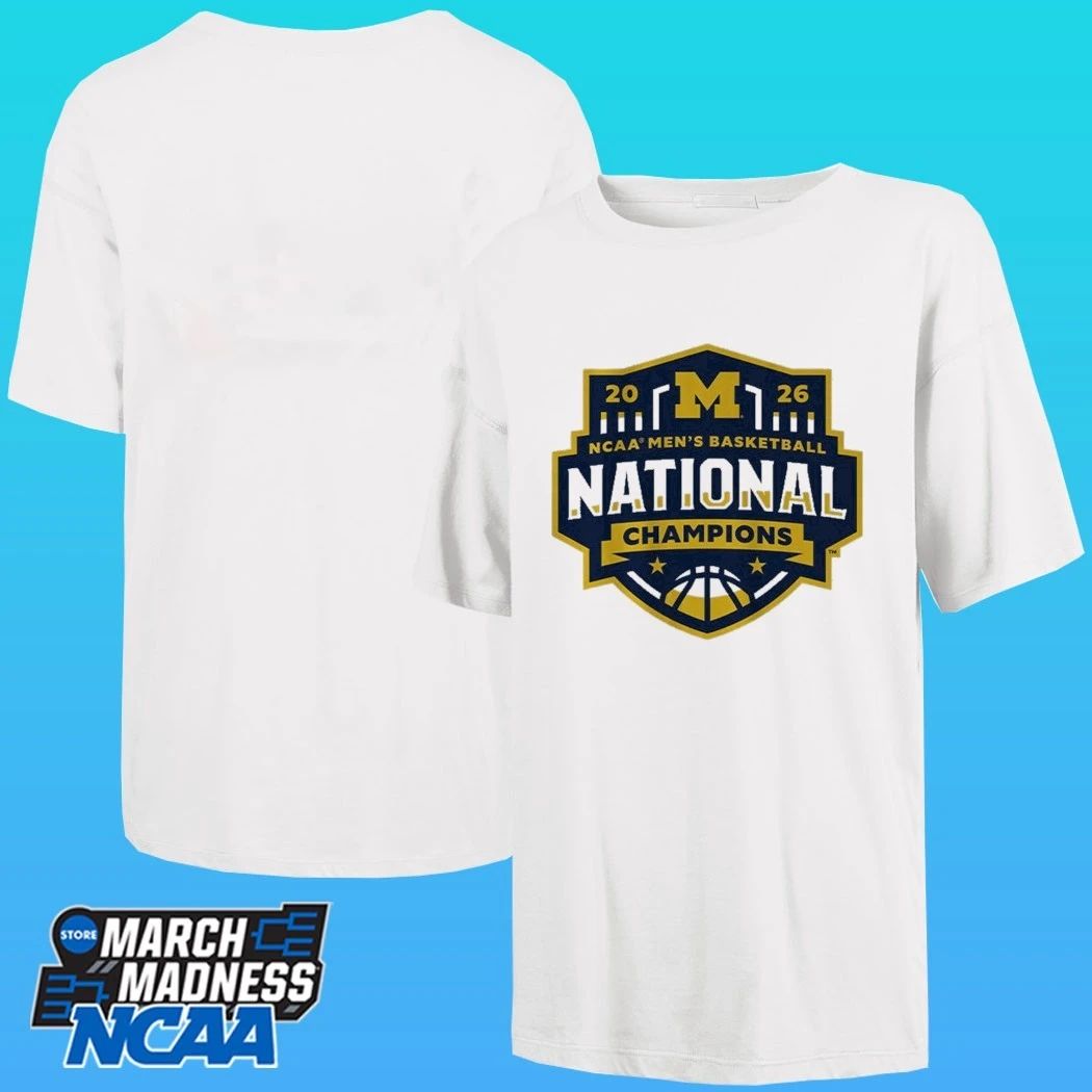 Michigan Wolverines MBB 2026 National Champions Logo Shirt