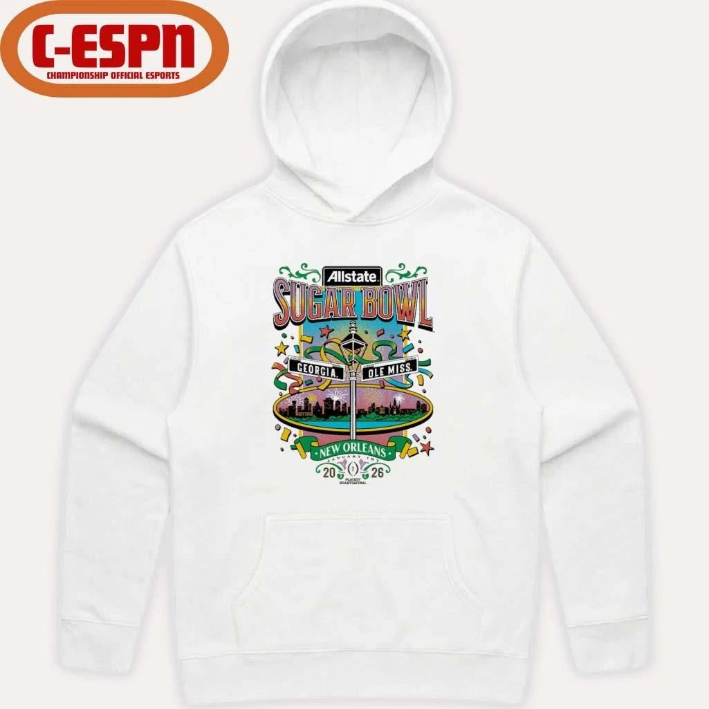 Sugar Bowl Bourbon Street Georgia Vs Ole Miss Shirt