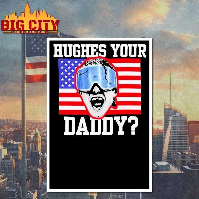 Jack Hughes USA Hockey Hughes Your Daddy T-shirt