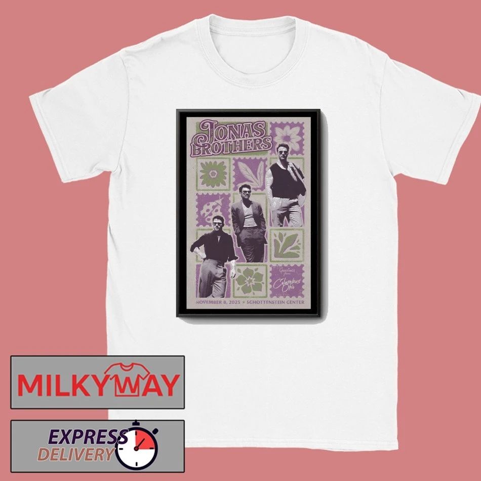 Jonas Brothers Nov 08 2025 Value City Arena, Columbus, OH Poster shirt