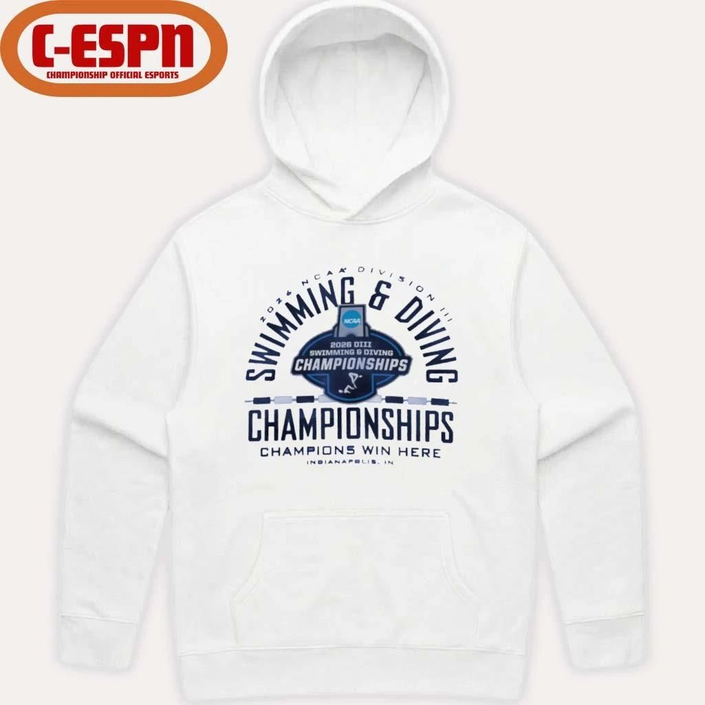 Indianapolis, IN 2026 NCAA DIII Swimming & Diving Championships T-Shirt
