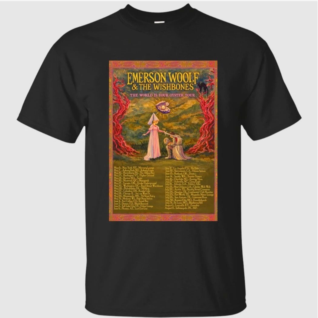 Emerson Woolf The World Is Your Oyster 2026 Tour Poster Shirt