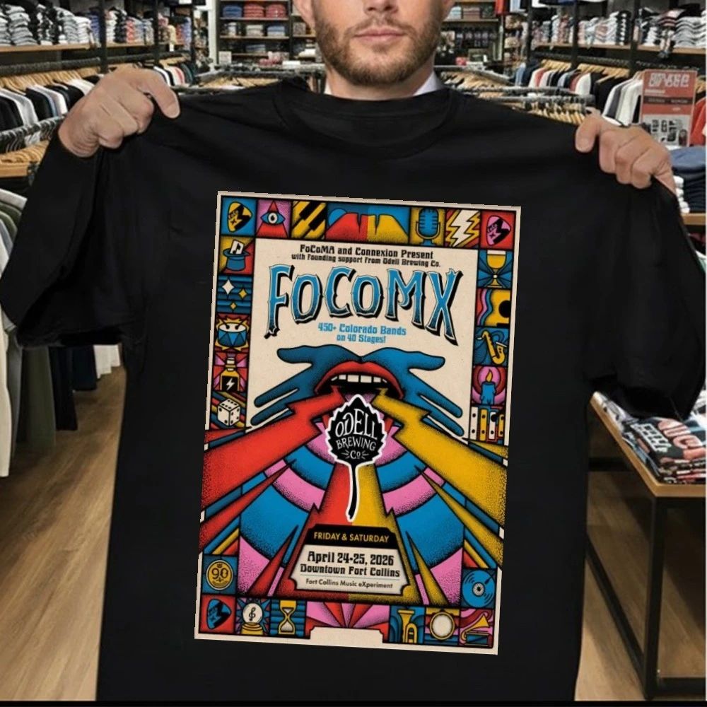 FoCoMX Fort Collins CO 4-24-4-2-2026 Poster Shirt