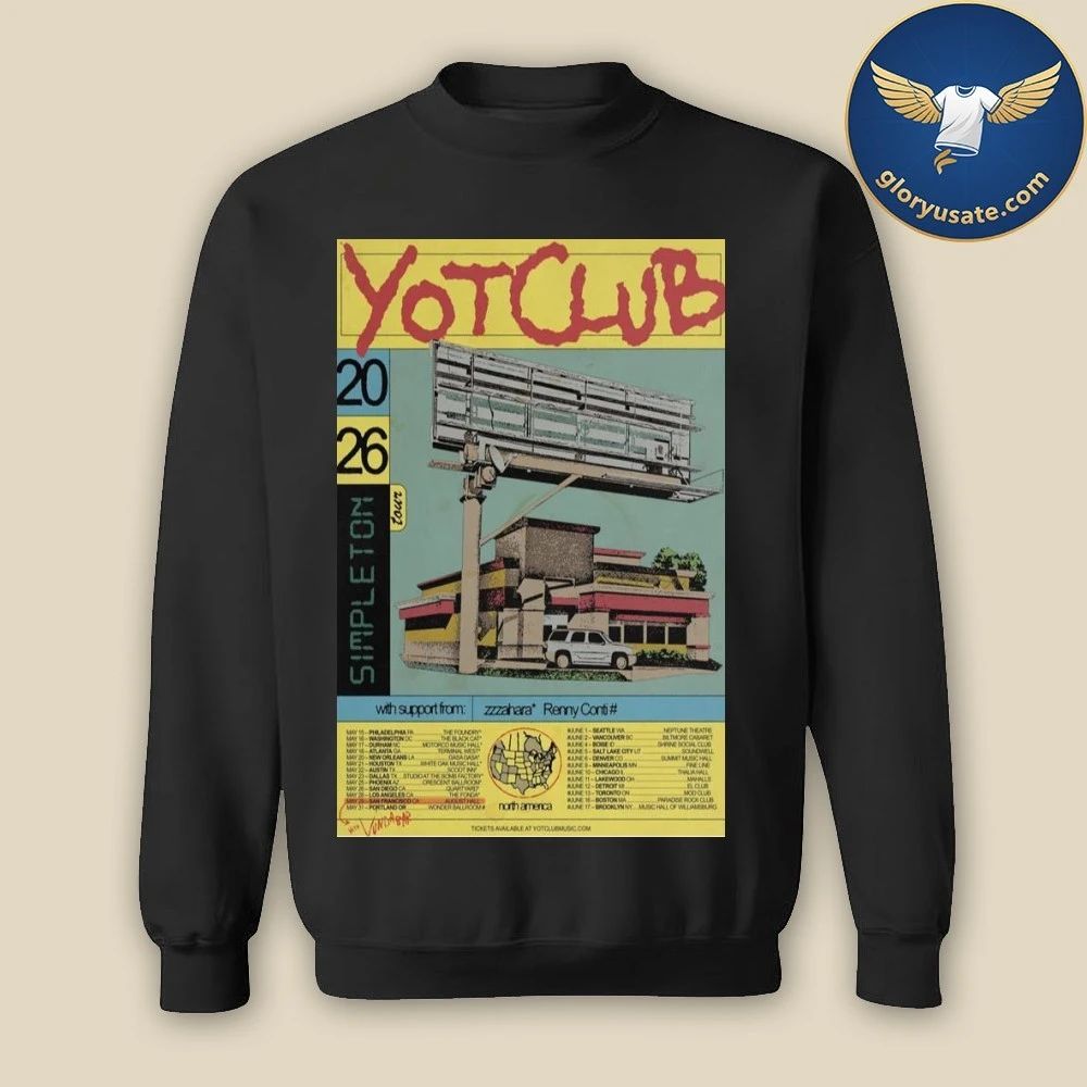 Yotclub Spring Tour 2026 Poster Shirt
