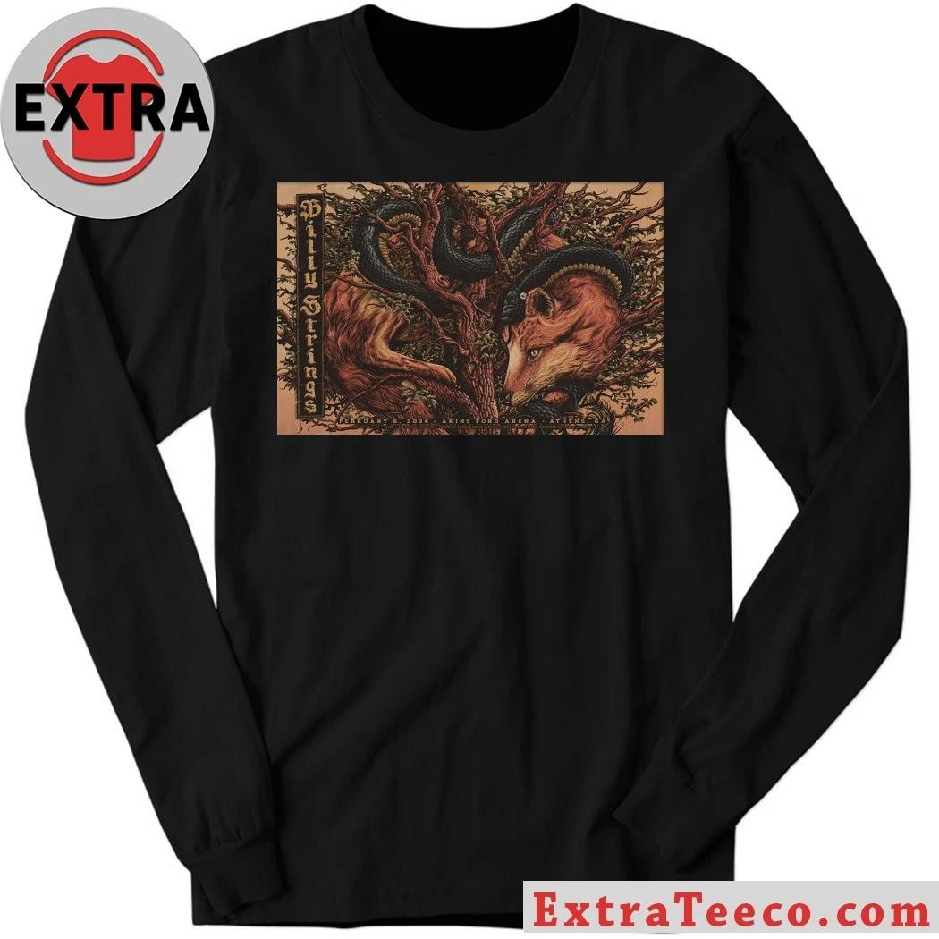 Billy Strings Akins Ford Arena Feb 7, 2026 Concert Poster Shirt