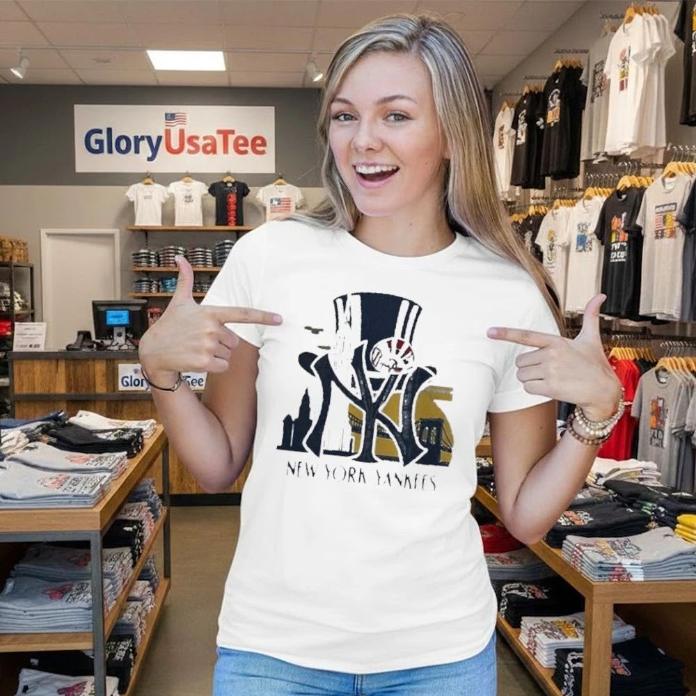 New York Yankees Uncle Sam hat skyline Shirt