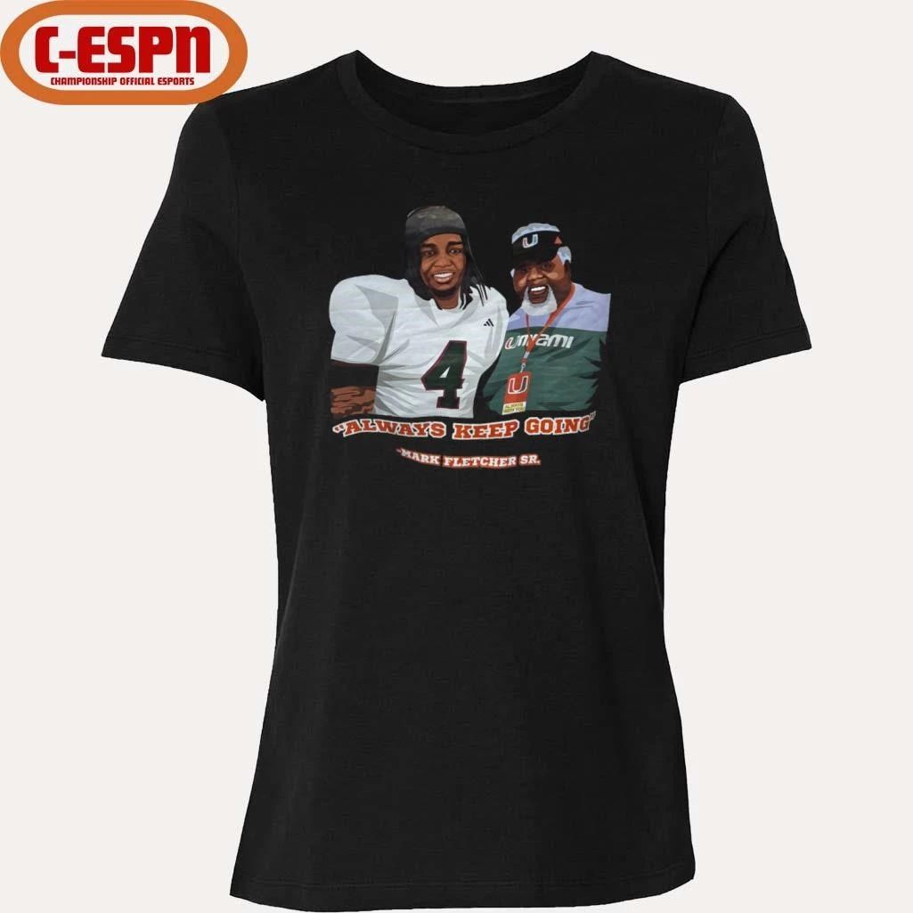 Mark Fletcher Sr Always Keep Going T-Shirt