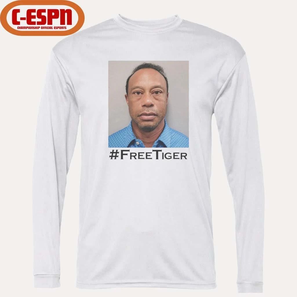 Tiger Woods Mugshot Free Tigers Shirt