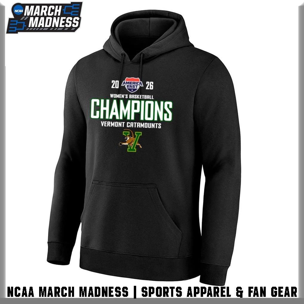 Vermont Catamounts Women’S Basketball 2026 America East Champions T-Shirt